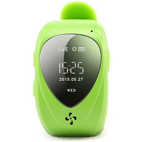 Ceas Smartwatch GPS Copii iUni U11,Telefon incoporat, Alarma SOS, Green